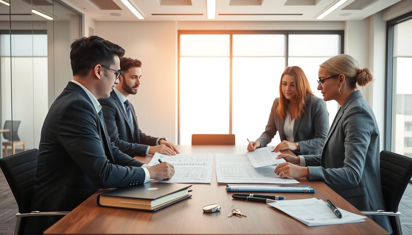 Finalizing paperwork and coordinating the property transfer